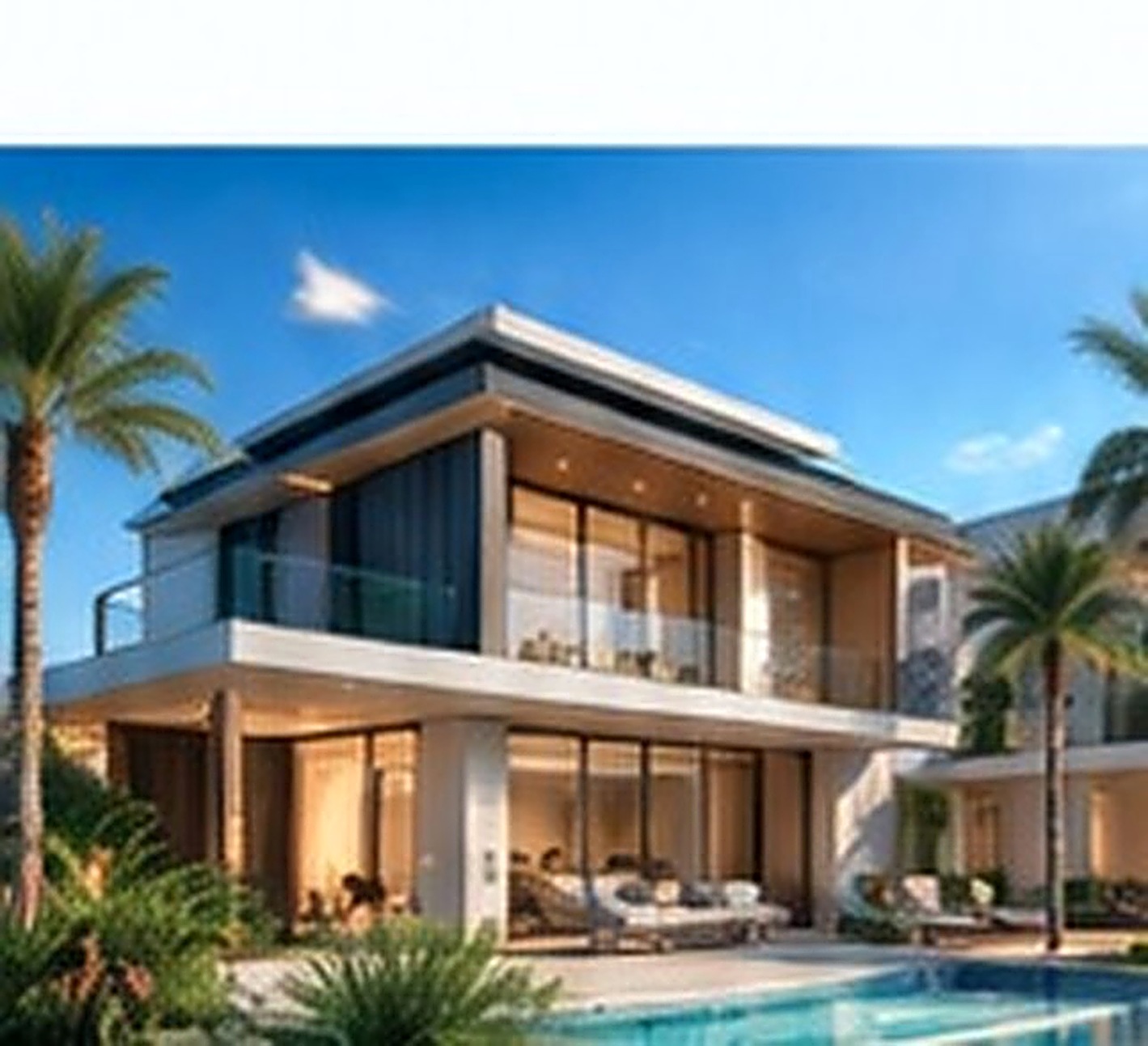 Contemporary luxury villa with swimming pool